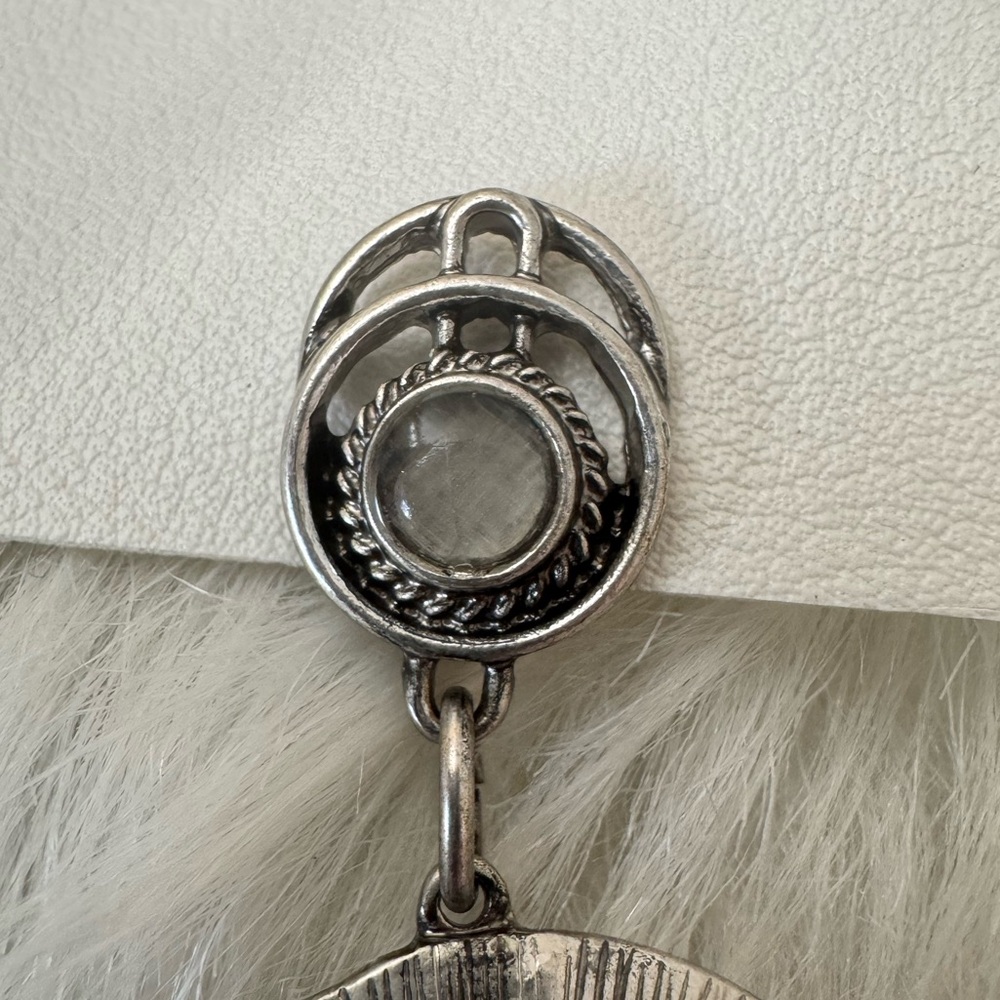 Free People Back To Brooklyn Dangle Silver Tone Boho Earrings - Picture 7 of 12